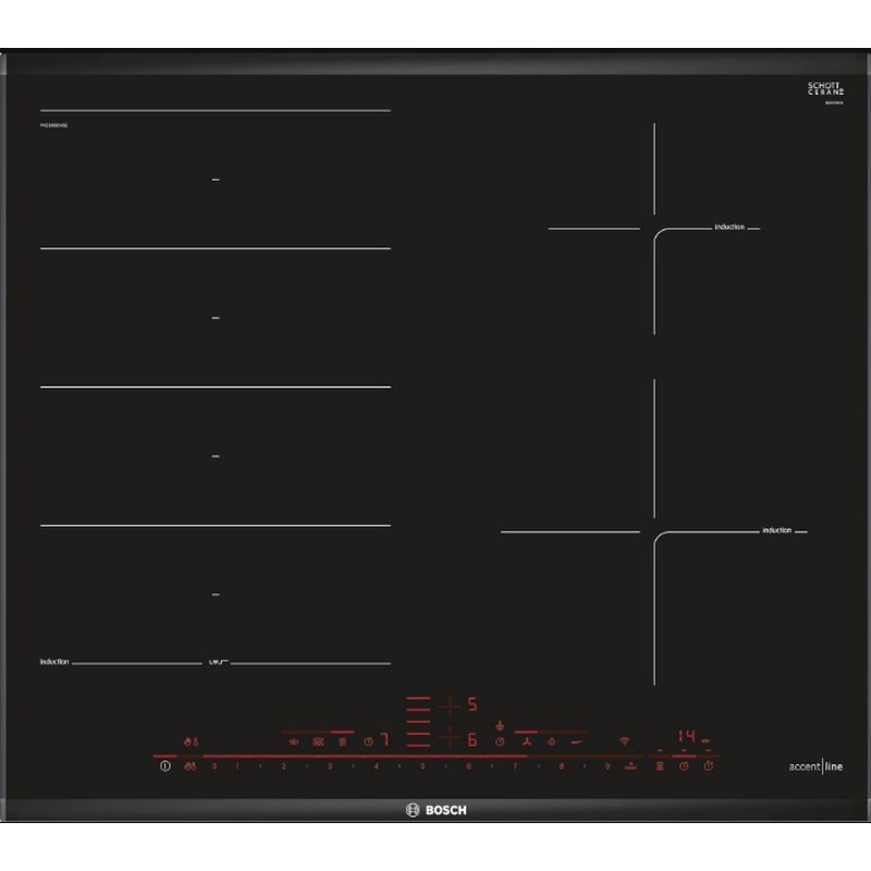 Bosch indukciona ploča za kuvanje, 60 cm, ugradnja sa okvirom